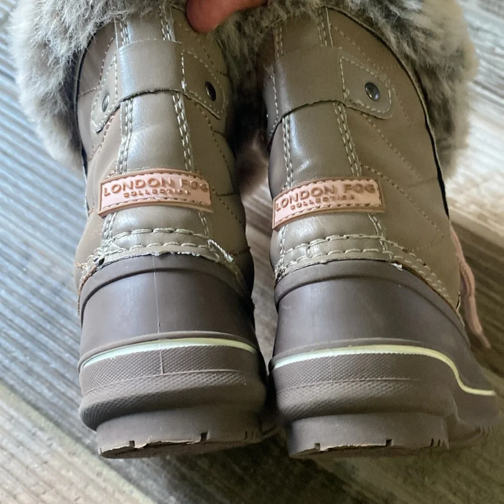 🎁Tan Fur-Lined Winter Boots